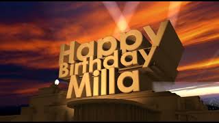 Happy Birthday Milla