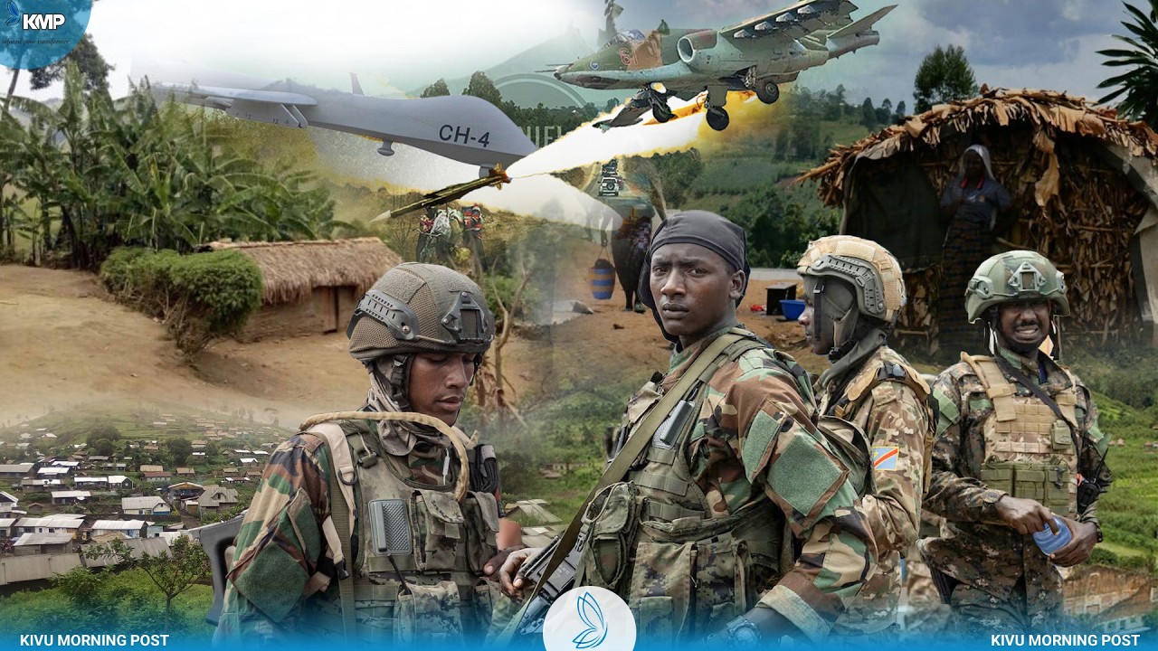 RDC-M23 : KINYUMBA BOMBARDÉ PAR LES DRONES DES FARDC, PANIQUE À NYABIONDO-MASISI