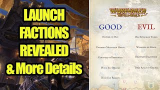 HUGE NEWS - Launch Factions REVEALED &amp; Other Info - Warhammer The Old World