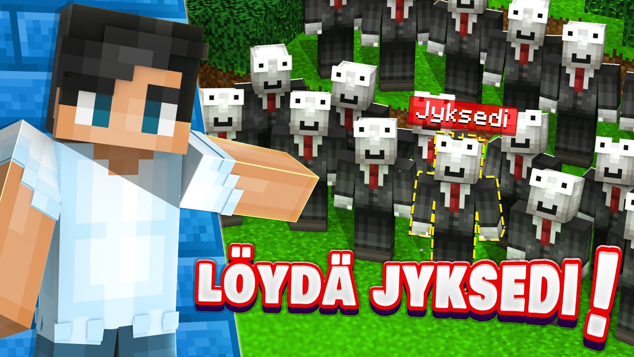 TUNNISTA OIKEA JYKSEDI.. (Minecraft Piilosta)