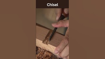 Woodworking Wonders: Crafting a Razor-Sharp Edge in 4 Seconds with a Chisel! #shorts