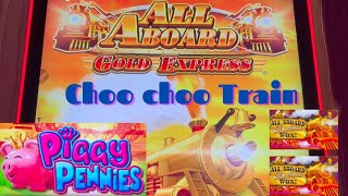 Pig Pennies: Crazy Back to Back All Aboard Bonus ($12.50 bet)
