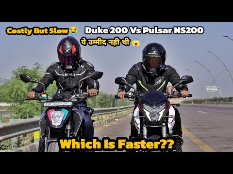 2024 Pulsar NS200 Bs7 Vs Ktm Duke 200 | Top End | Which is Faster?