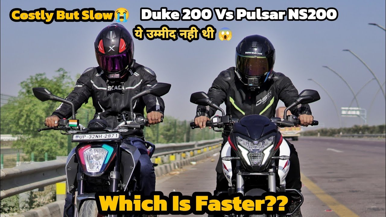 2024 Pulsar NS200 Bs7 Vs Ktm Duke 200  Top End  Which is Faster