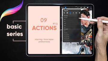 Ep. 9 | Procreate Actions pt. 3 - Sharing your artwork ++ | Procreate Basic Series by Haze Long