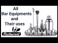 Name of Bar Equipment and tools and their uses | Bar/Hotel/F&b service