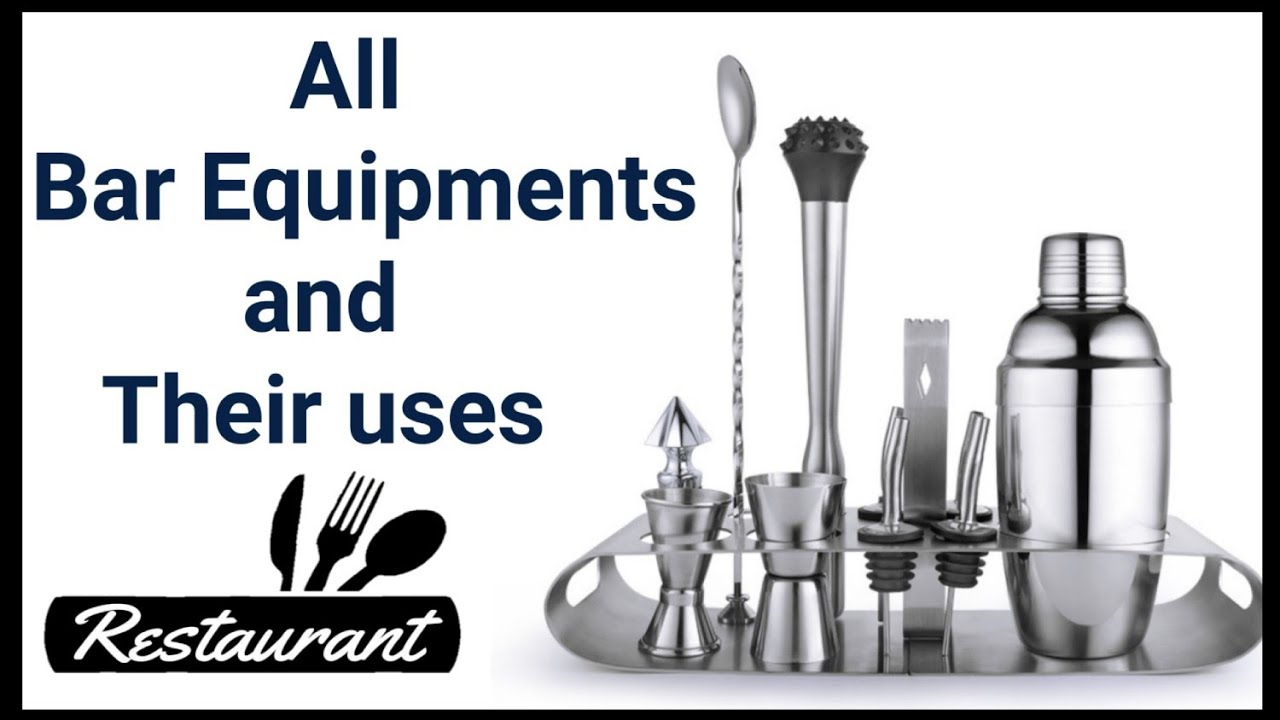 bar tools and equipments