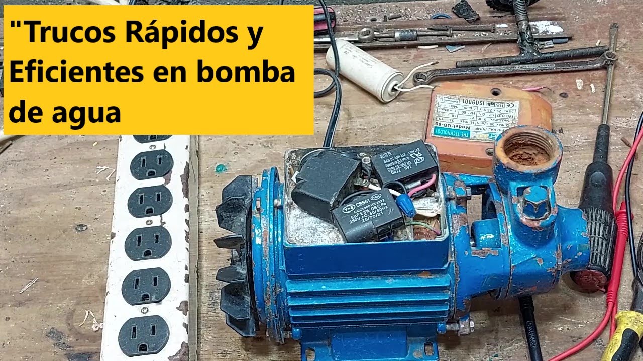 ¡No Cambies Tu Bomba de Agua AUN! Descubre Este Truco Genial para Capacitores o Condensadores
