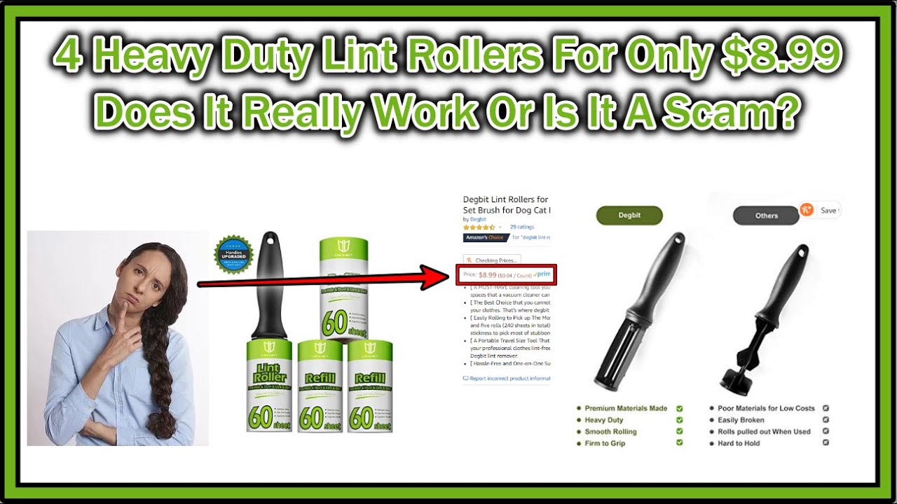 4 Heavy Duty Lint Rollers For Only 8.99 On Amazon. Does It Really Work