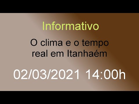 CLIMA E TEMPO