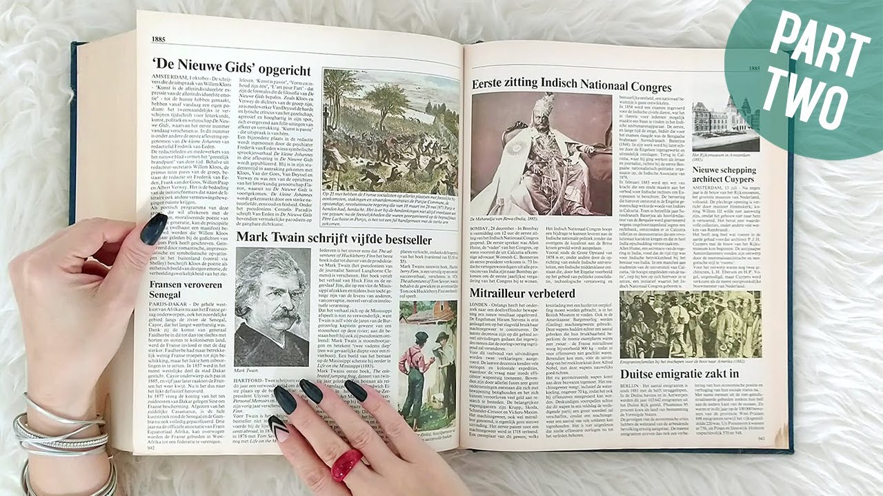 ASMR Page Turning through Old Encyclopedia • Part 2 • No Talking