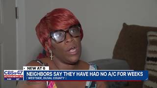 Apartment tenants say they ve been without for nearly a month