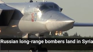 Russia’s Tu-22M3 bombers have landed in Syria!!