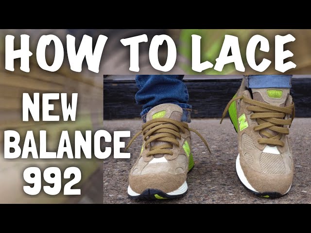 How To Lace Balance 992| BEST 3 - YouTube