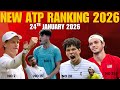 🔥 2025 ATP Rankings EXPOSED: Sinner Shocks, Alcaraz Ascends &amp; Djokovic/Futures Unveiled!.