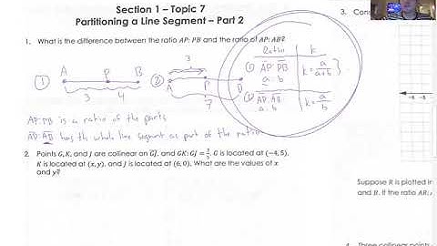Geo Nation HW 1.7 - Partitioning a Line Segment Part II