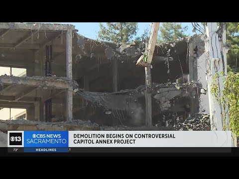 Demolition begins on