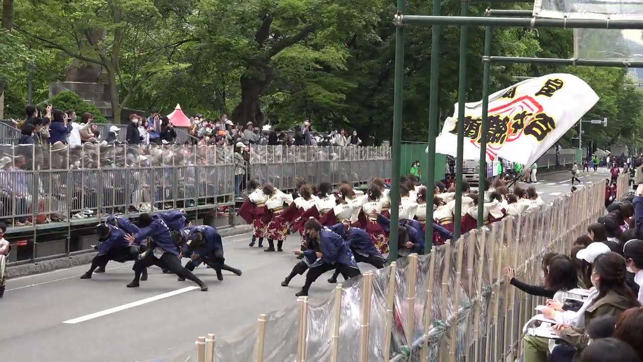 《4K》室蘭百花繚蘭　YOSAKOIソーラン祭り2022   大通北　2パレ目　審査