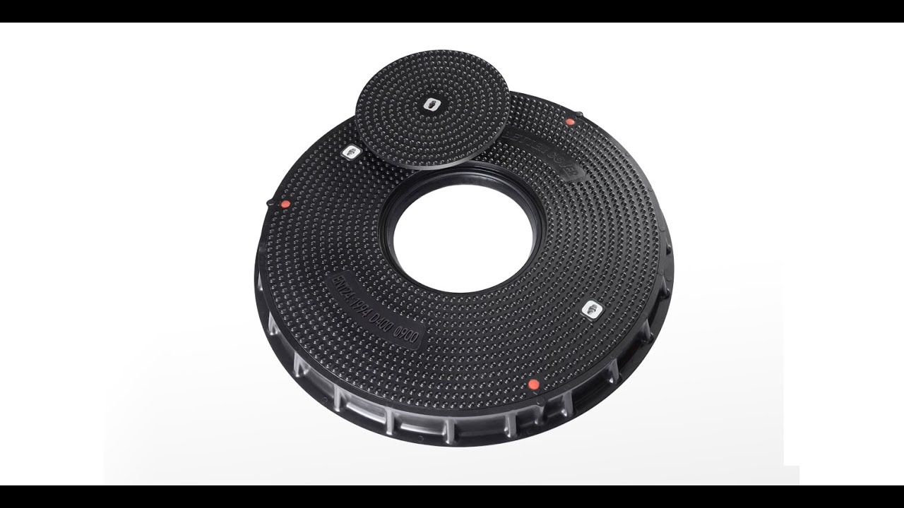 Φ900mm D400 Gas station manhole cover，Composite manhole covers and frames，Waterproof manhole cover