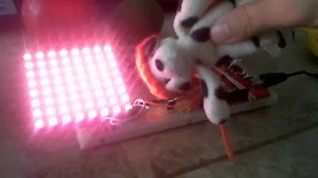 Adafruit colorsensor & neopixel LED matrix test