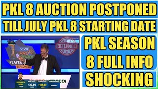 PKL Auction Postponed Till July Pro Kabaddi 8 Starting Dates And Many More 😱 || Sports Academy ||