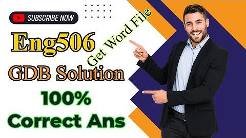 eng506 gdb solution 2022 #eng506gdbsolution #eng506 @Quizvu