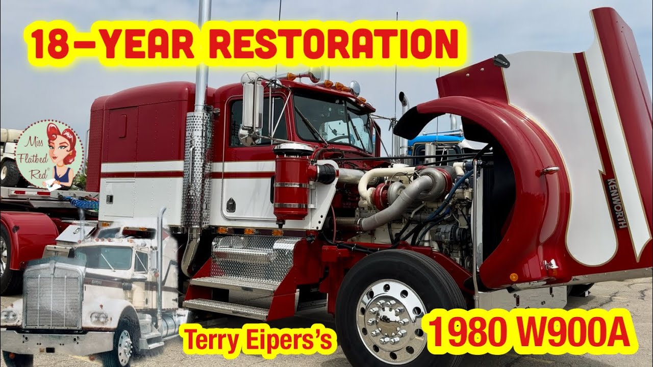 FOR SALE!! 18-Year Restoration: Terry Eipers's W900A Kenworth