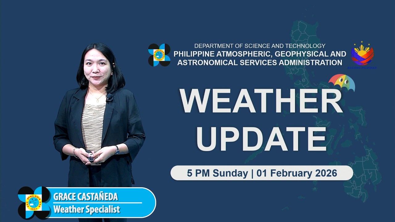Public Weather Forecast issued at 5 PM | February 1, 2026 - Sunday