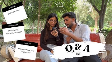 My First QnA Video 🤩 ll *Youtube Income*