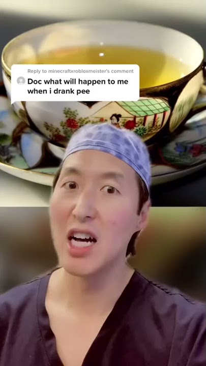 What Happens if You Drink Pee? Urine Therapy?!?! 😳😳 #shorts