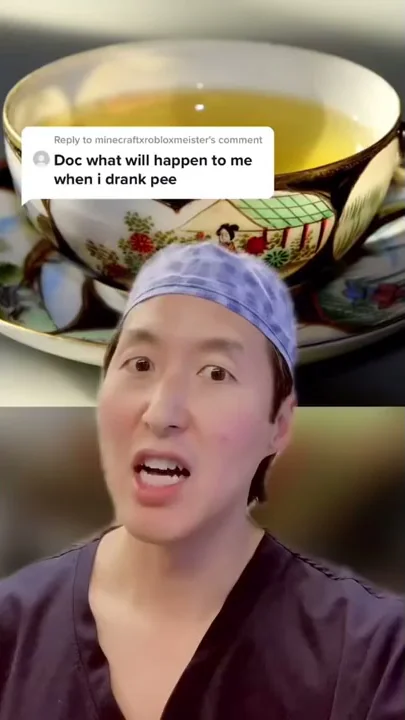 What Happens if You Drink Pee? Urine Therapy?!?! 😳😳 #shorts