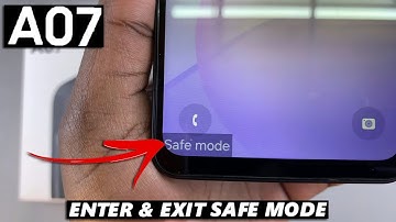Samsung Galaxy A07: How To Enter & Exit Safe Mode