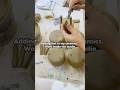 Making feet for ceramic pots (Satisfying Process)