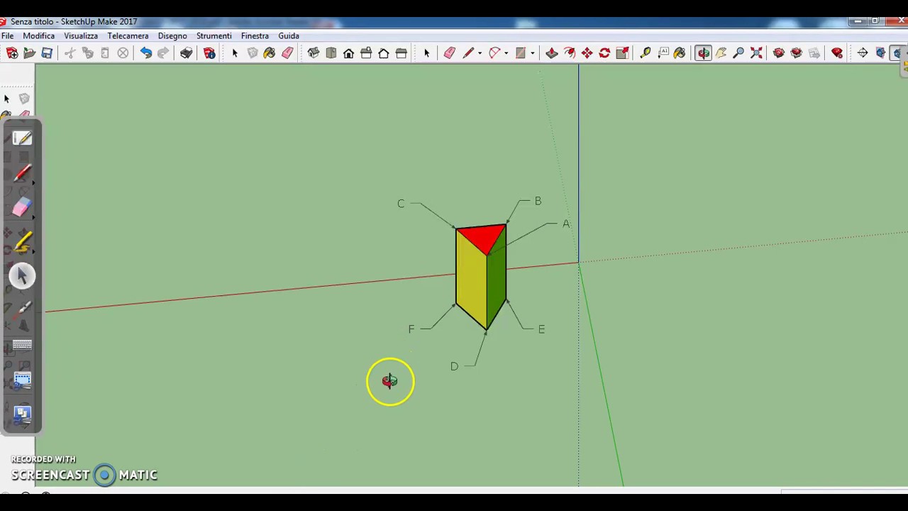 Proiezione Ortogonale Di Un Prisma A Base Triangolare By