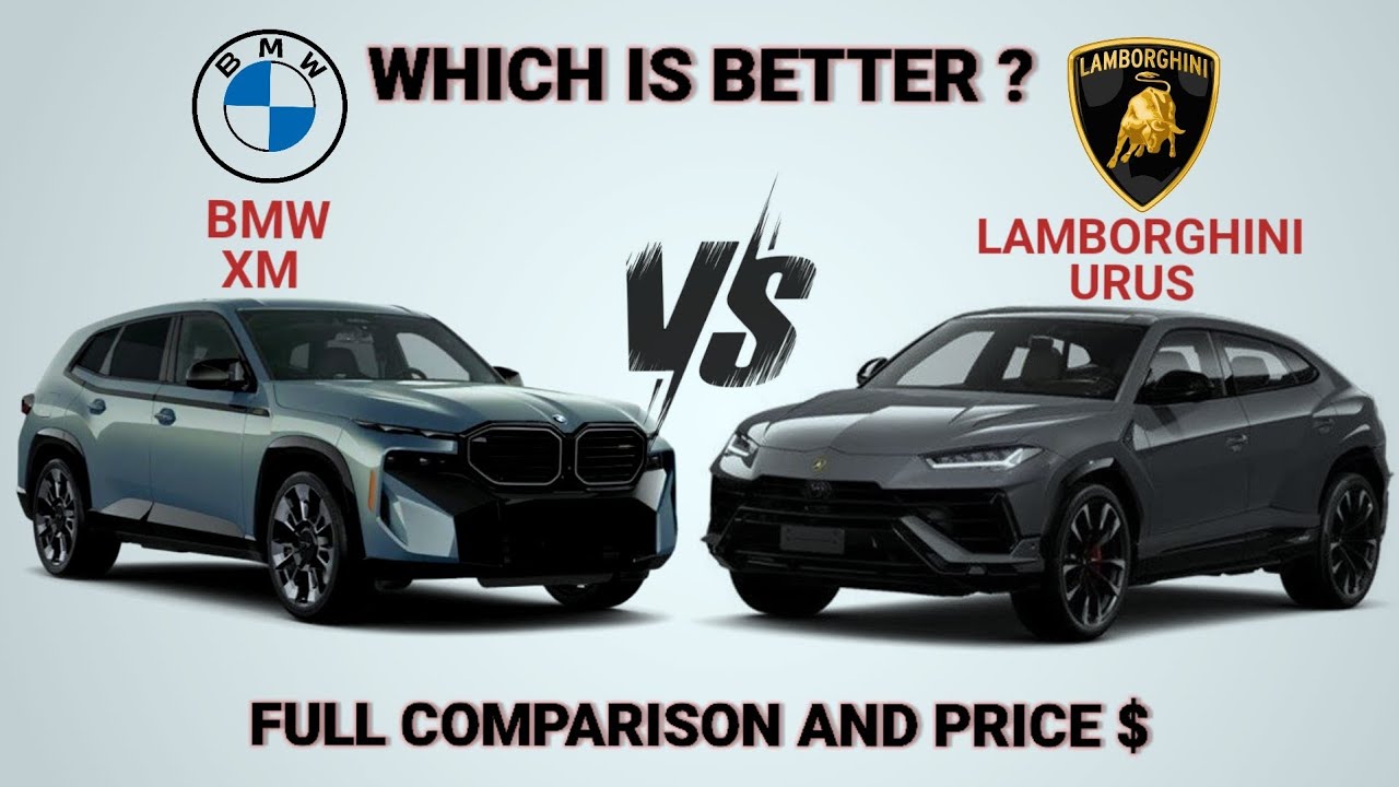 The all New 2023 BMW XM vs 2023 Lamborghini Urus - YouTube