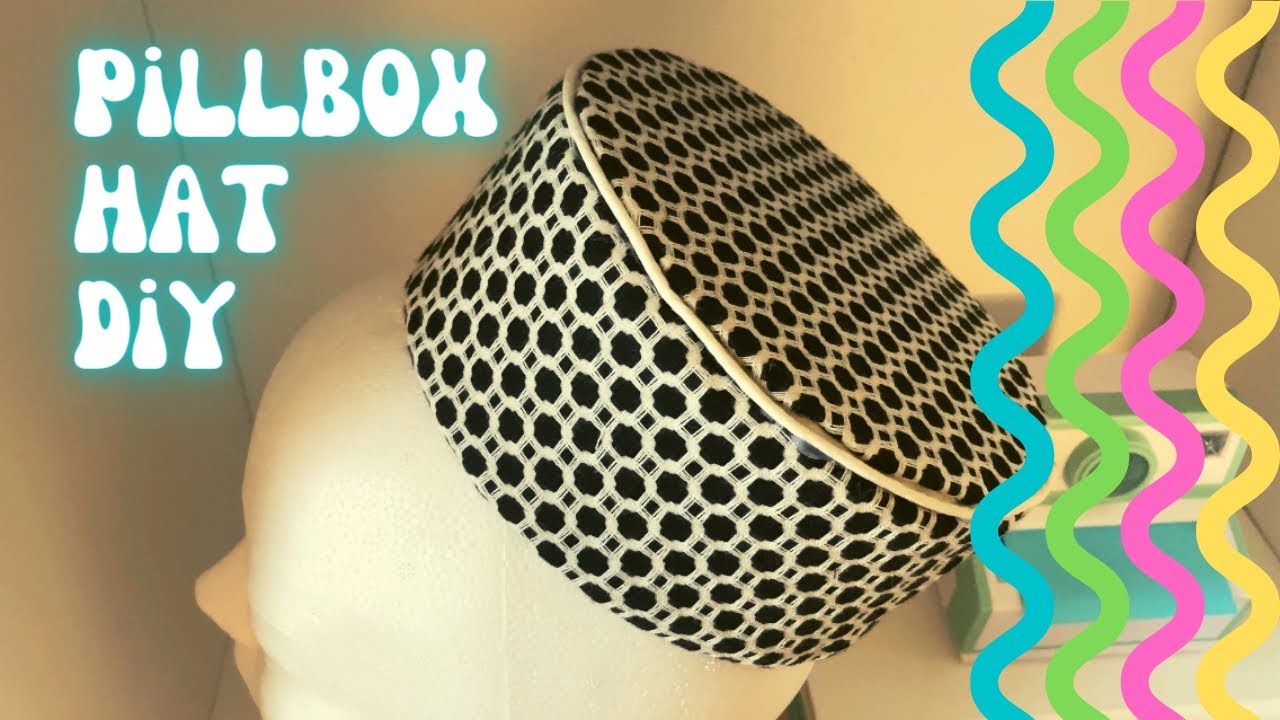MAKING A VINTAGE NO SEW PILLBOX HAT YouTube
