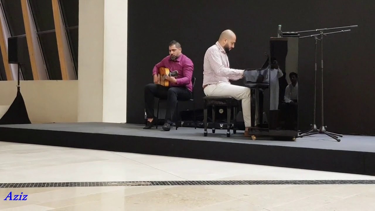 (نسم علينا الهوا) (live  Maan Hamadeh (piano) & Wael Al-Wirr (guitar