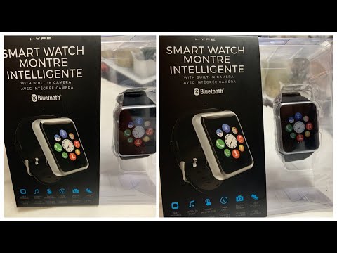 hype bluetooth smartwatch with camera