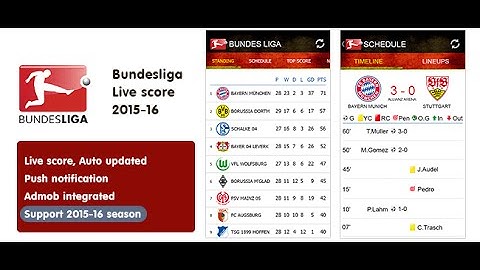 BundesLiga Android Mobile App source code - sellmyapp.com