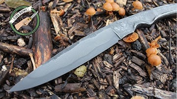 Knifemaking ~ camping knife with hamon from an old file