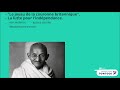 Décolonisation et indépendance de l'Inde - Gandhi -