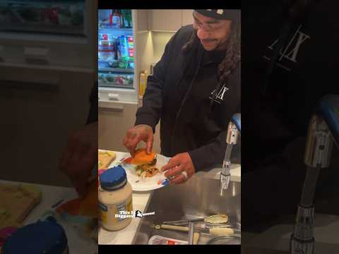 Max B Cooking a Double Burger 🍔🔥