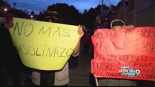 Protests errupt in Mexico over high gas prices