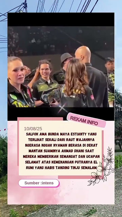 salfok sama raut wajah maia estianty, terlihat tidak nyaman di samping ahmad dhani