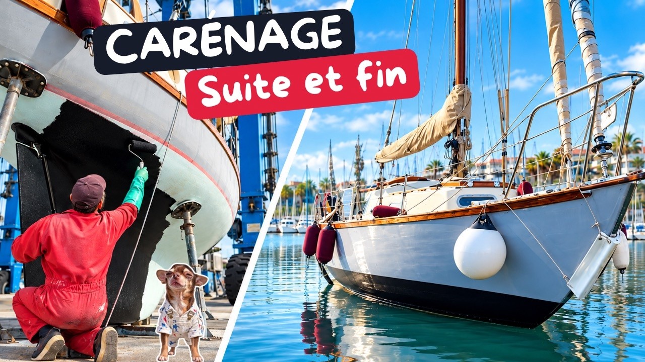 ⁣Carénage de mon voilier : peinture, antifouling et astuces