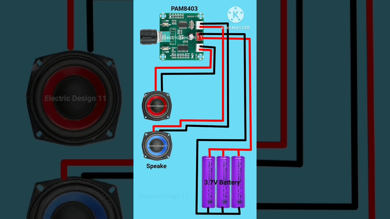 PAM8403 Audio Amplifier Circuit | How to make Audio Amplifier 
