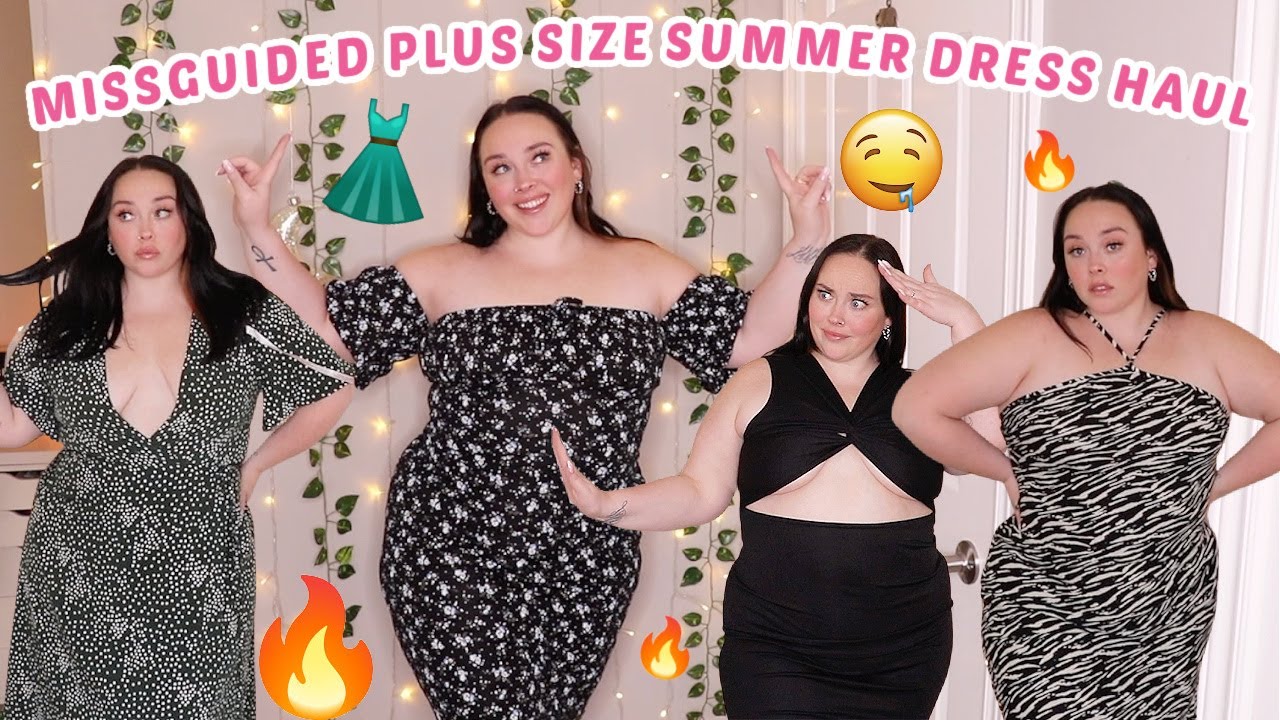 MISGUIDED PLUS SIZE SUMMER DRESS HAUL | 2021