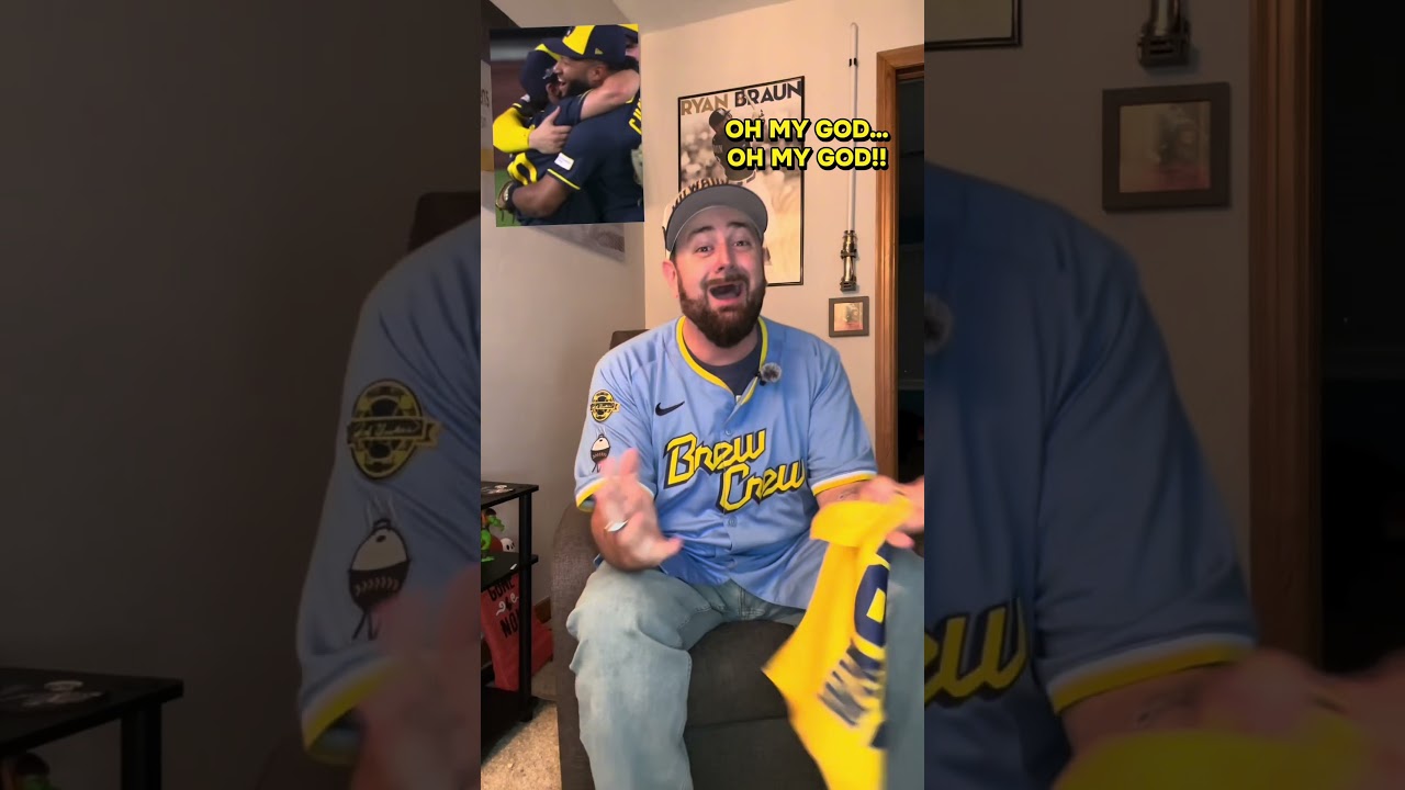 This might be the happiest night of my life… so far! #mlb #worldseries #brewers #milwaukee #baseball