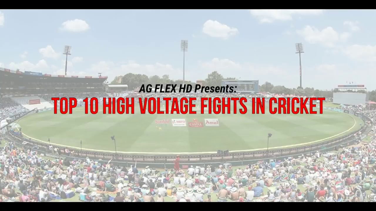 Ms Dhoni Top 10 high voltage fight in cricket - YouTube