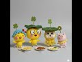Grey Bear Family —Clay chickens and their friends非常家族堆土雞與朋友們